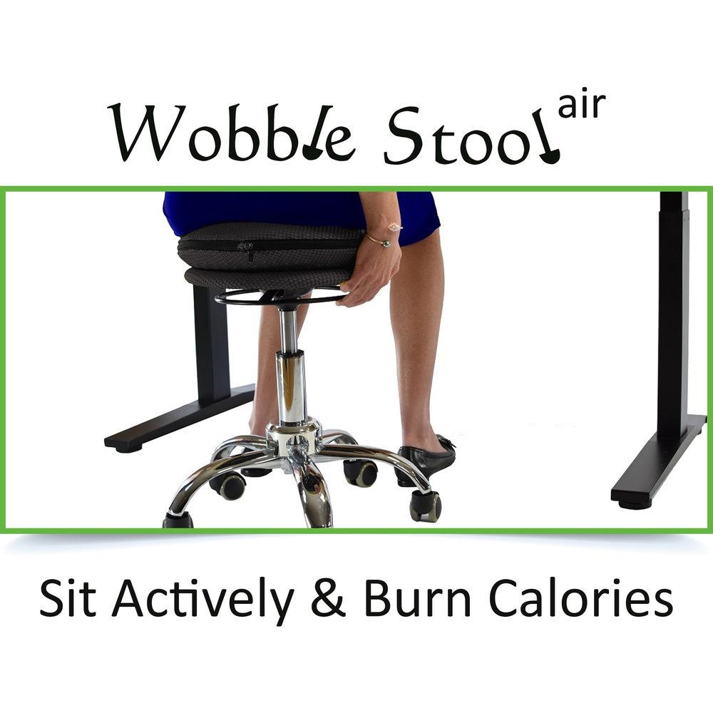 Uncaged Ergonomics Wobble Stool Air Rolling Balance Chair