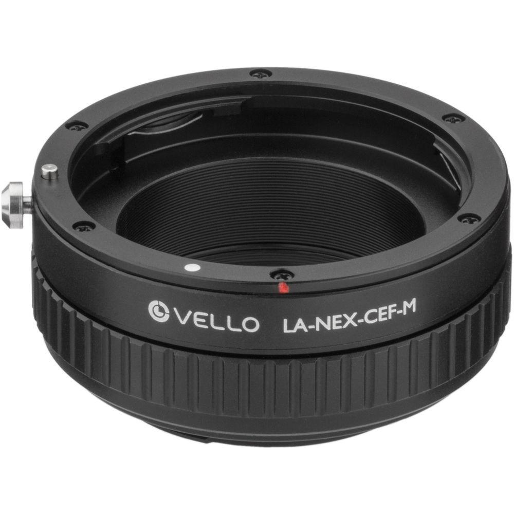 Vello Canon EF EF-S Lens to Sony E-Mount Camera Lens Adapter with Macro