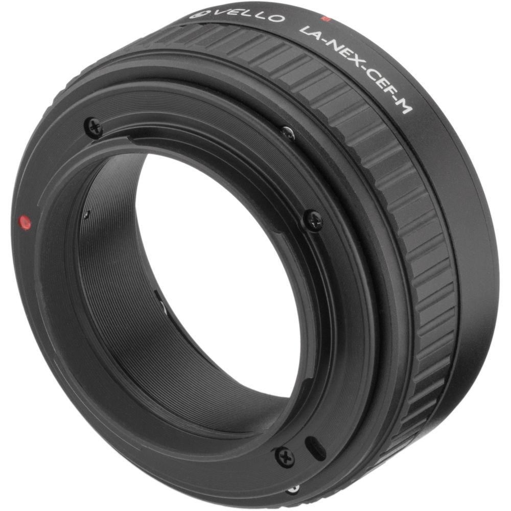 Vello Canon EF EF-S Lens to Sony E-Mount Camera Lens Adapter with Macro