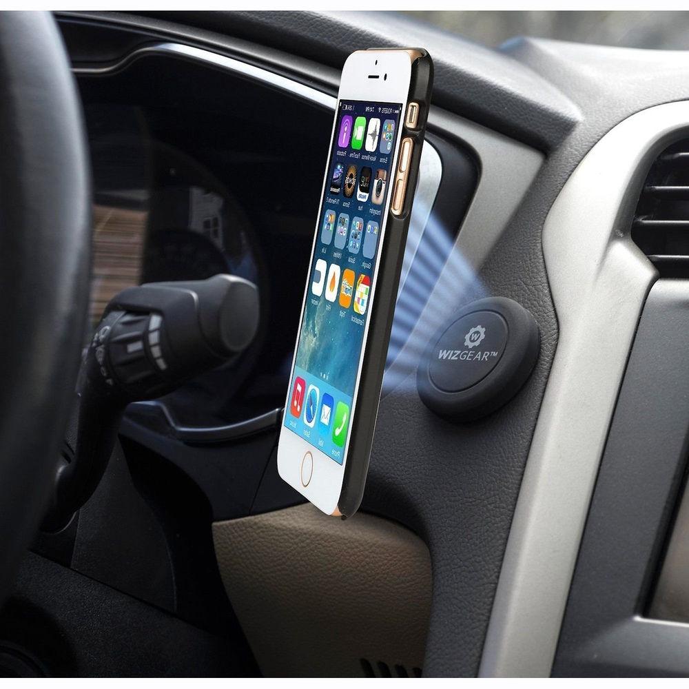 WizGear Universal Flat Stick-On Dashboard Magnetic Smartphone Car Mount