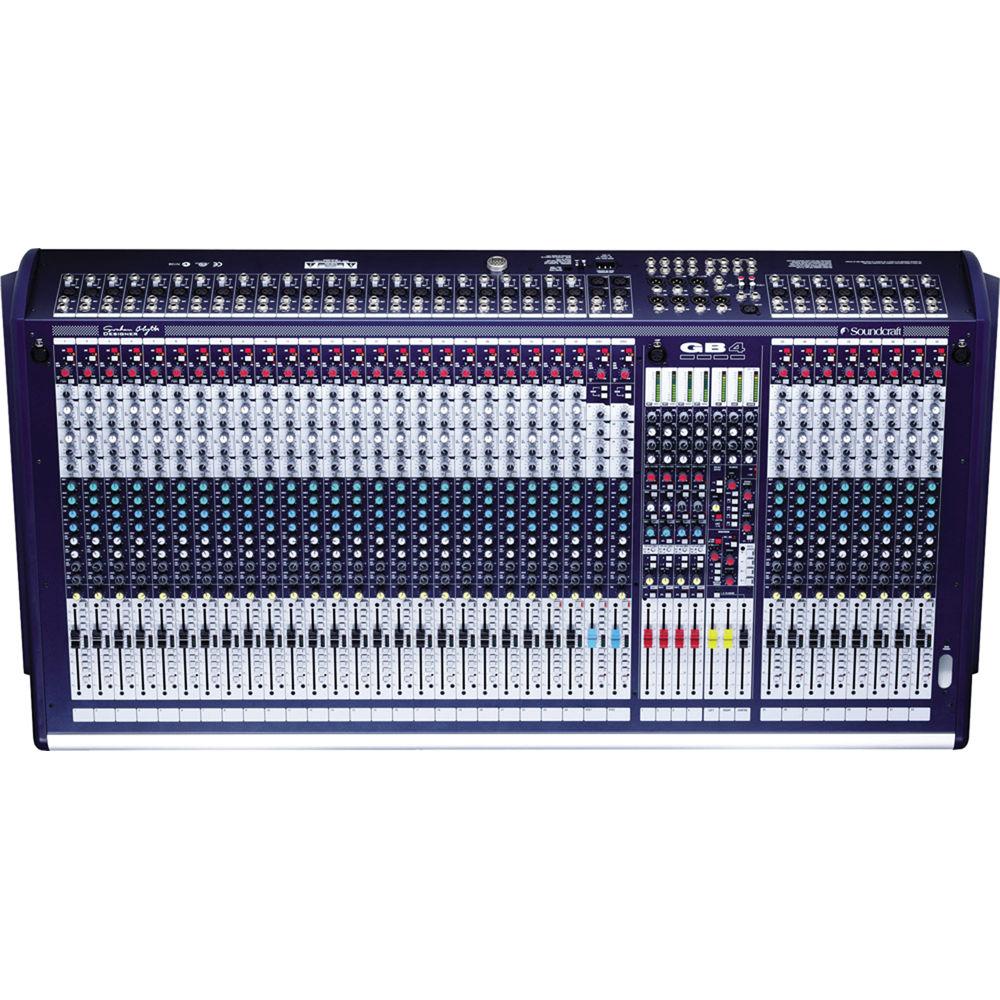 Soundcraft GB4 - 32 Mono Channel Live Sound Recording Console with 4 Stereo Channels and 4 Group Outputs