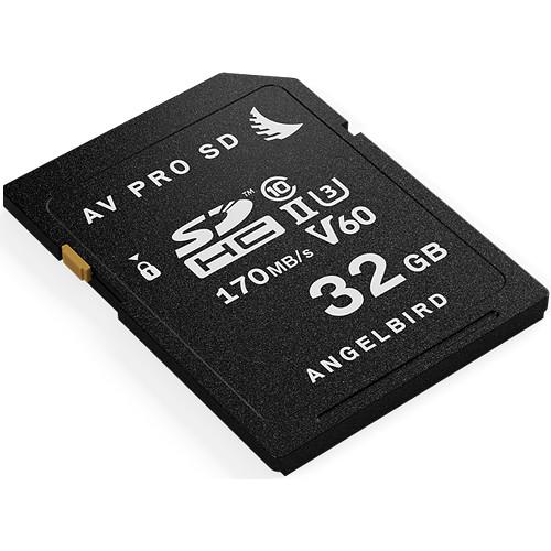 Angelbird 32GB AV Pro UHS-II SDHC Memory Card