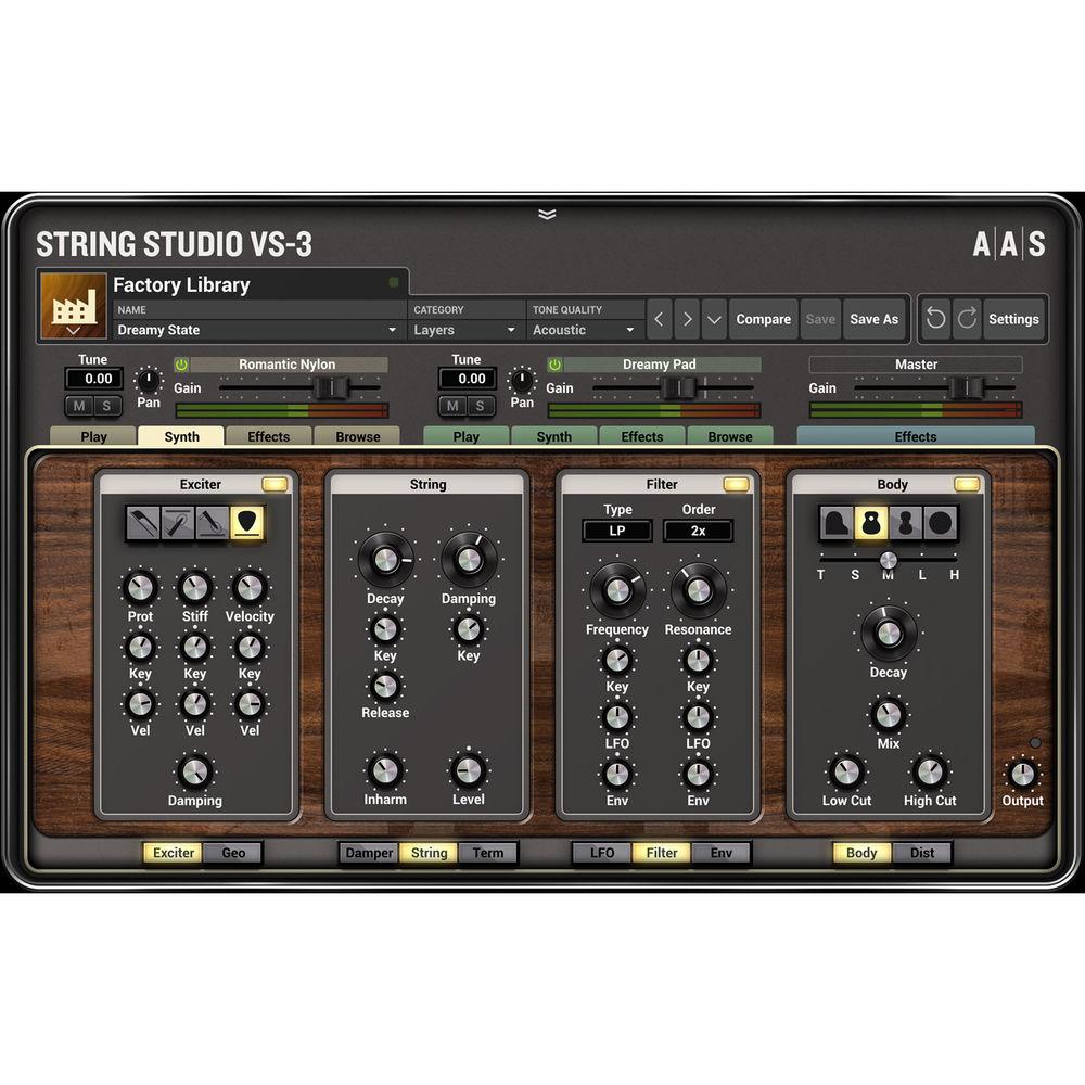 Applied Acoustics Systems String Studio VS-3 - String Modeling Synthesizer