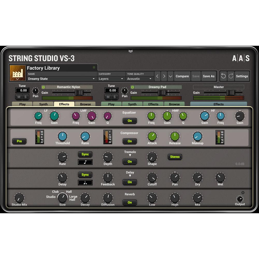 Applied Acoustics Systems String Studio VS-3 - String Modeling Synthesizer