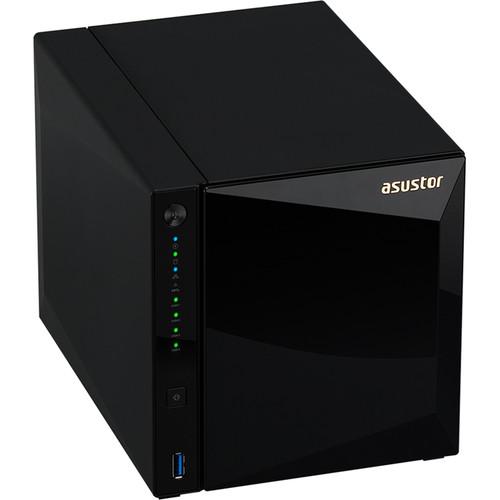 Asustor Marvell Armada A7020 Dual-Core 4-Bay Nas Enclosure 2Gbe X2 T X1 Wol Hardware Encryption