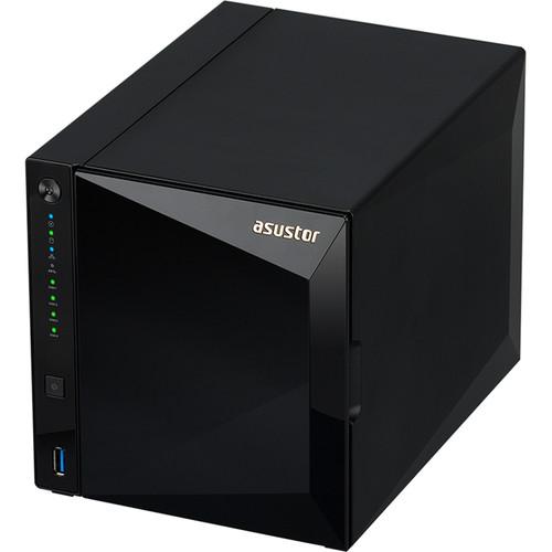 Asustor Marvell Armada A7020 Dual-Core 4-Bay Nas Enclosure 2Gbe X2 T X1 Wol Hardware Encryption