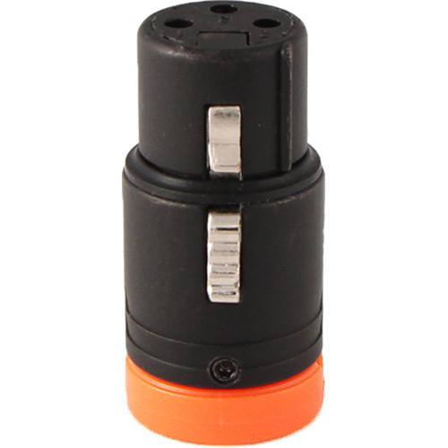 Cable Techniques CT-LPXLR-3F-N Low-Profile XLR 3-Pin Female Connector with Adjustable Side Cable-Exit