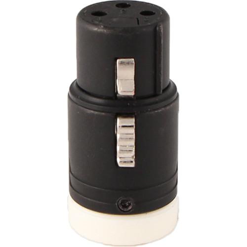 Cable Techniques CT-LPXLR-3F-W Low-Profile XLR 3-Pin Female Connector with Adjustable Side Cable-Exit