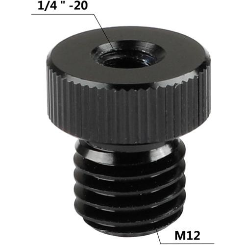 CAMVATE 1 4"-20 Female To M12 Male Rod Cap For 15mm Rail Support System