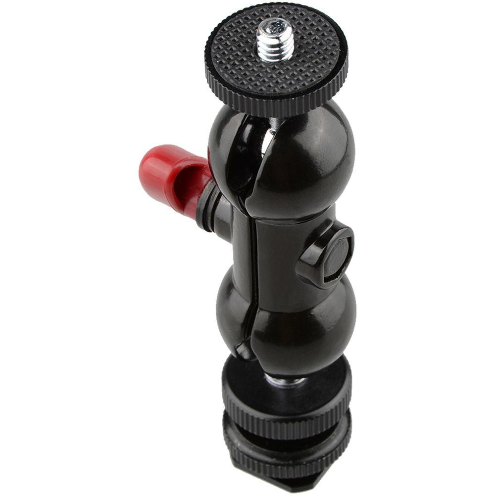 CAMVATE 360° Rotating Double Ball Head with Shoe Mount & 1 4"-20 Screw