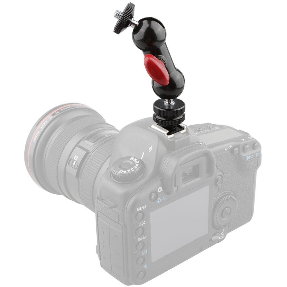 CAMVATE 360° Rotating Double Ball Head with Shoe Mount & 1 4"-20 Screw