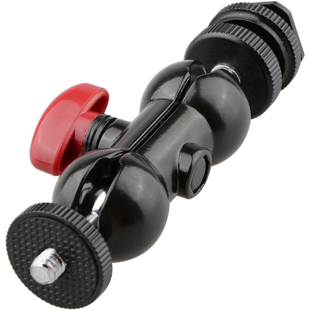 CAMVATE 360° Rotating Double Ball Head with Shoe Mount & 1 4"-20 Screw