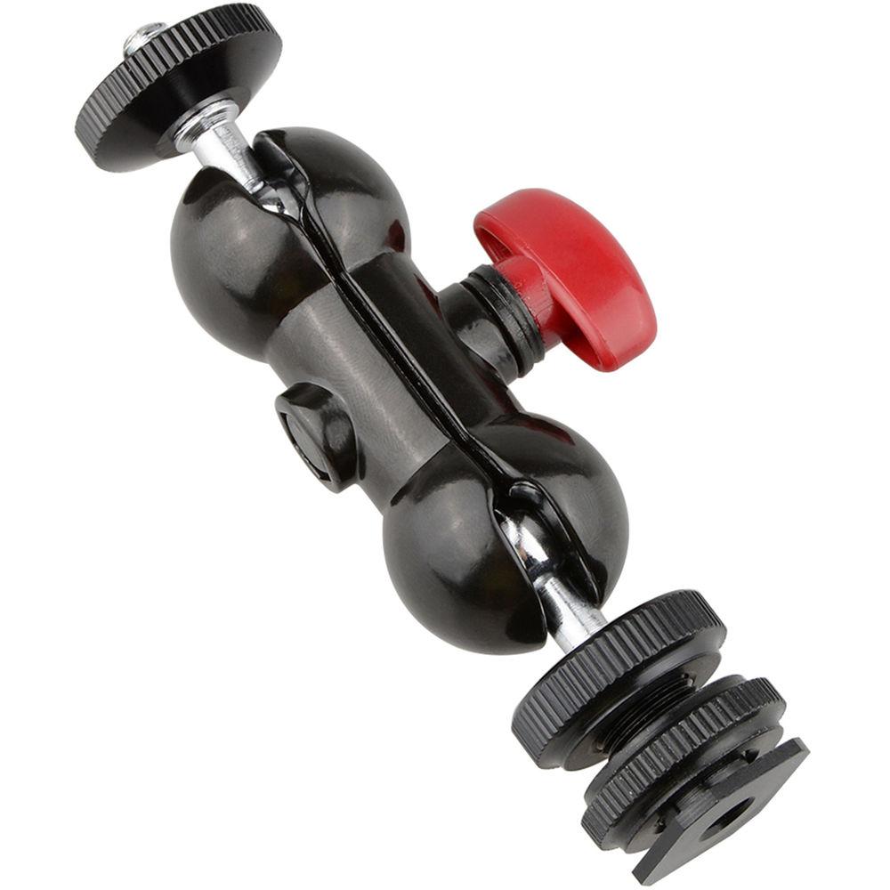 CAMVATE 360° Rotating Double Ball Head with Shoe Mount & 1 4"-20 Screw