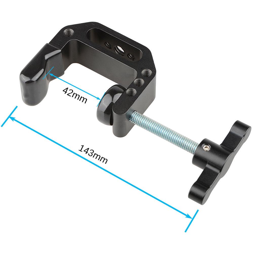 CAMVATE C-Clamp With 1 4"-20 And 3 8"-16 Threads