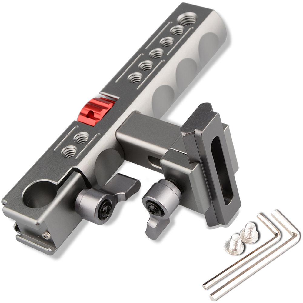 CAMVATE Nato Top Handle Kit with 15mm Rod Clamp & Shoe Mounts for Camera Cage