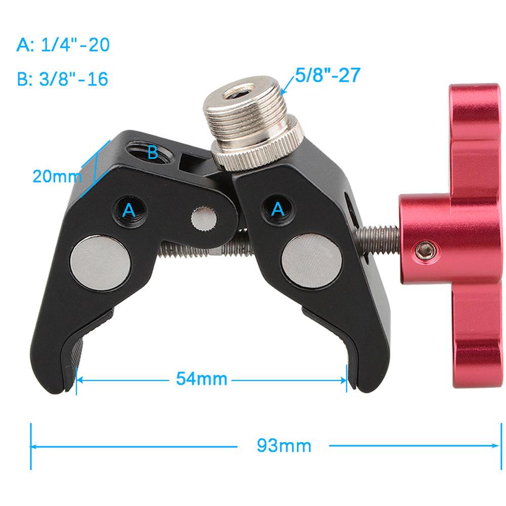 CAMVATE Super Clamp With 5 8"-27 Screw For Microphone