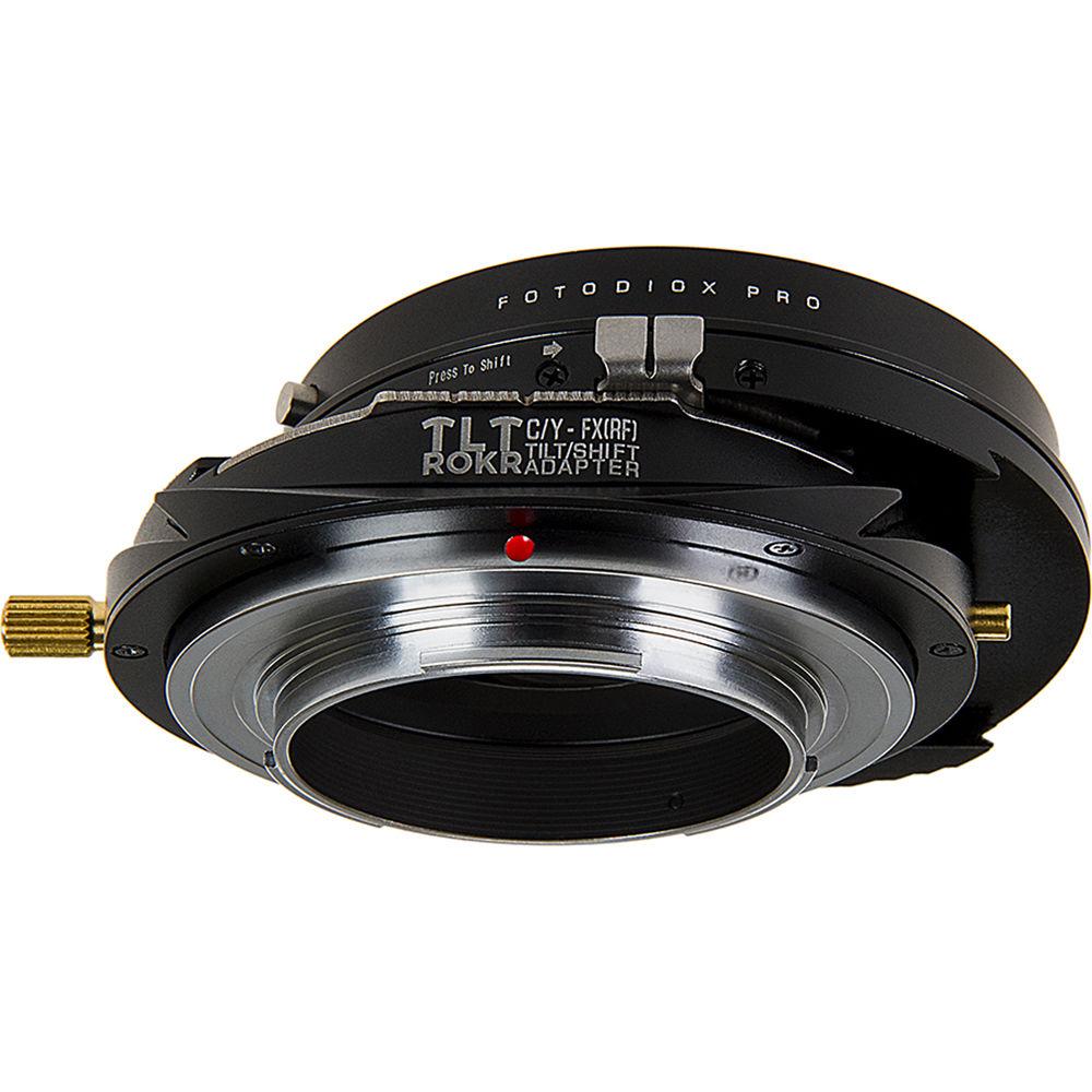 FotodioX Pro TLT ROKR Tilt-Shift Lens Mount Adapter for Contax-Yashica Lens to Fujifilm X-Mount Camera