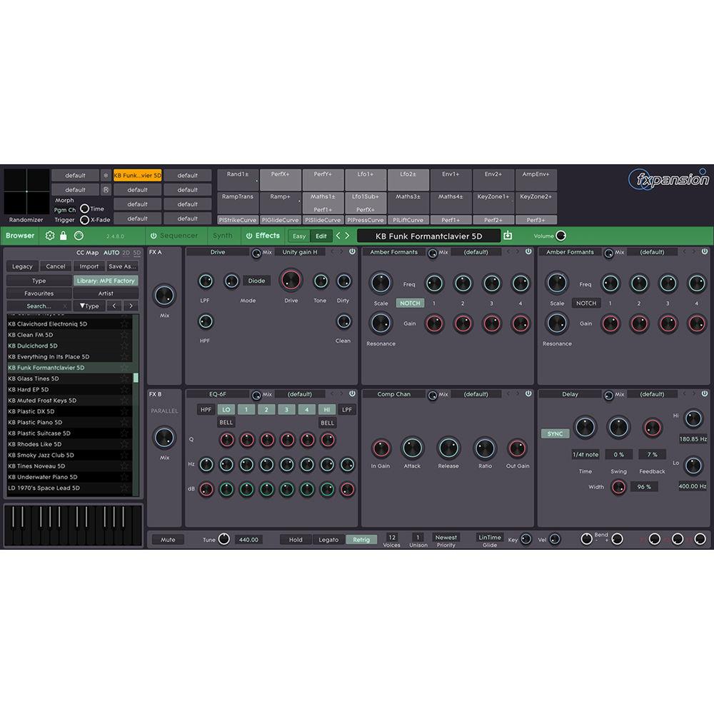 FXpansion Cypher2 - Analog-Modeled Software Synth for MIDI and MPE Controllers