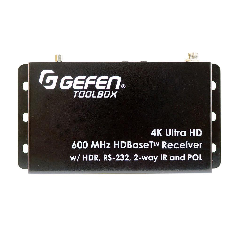 Gefen 4K Ultra HD 600 MHz HDBaseT Extender Set with HDR, RS-232, 2-Way IR & PoL