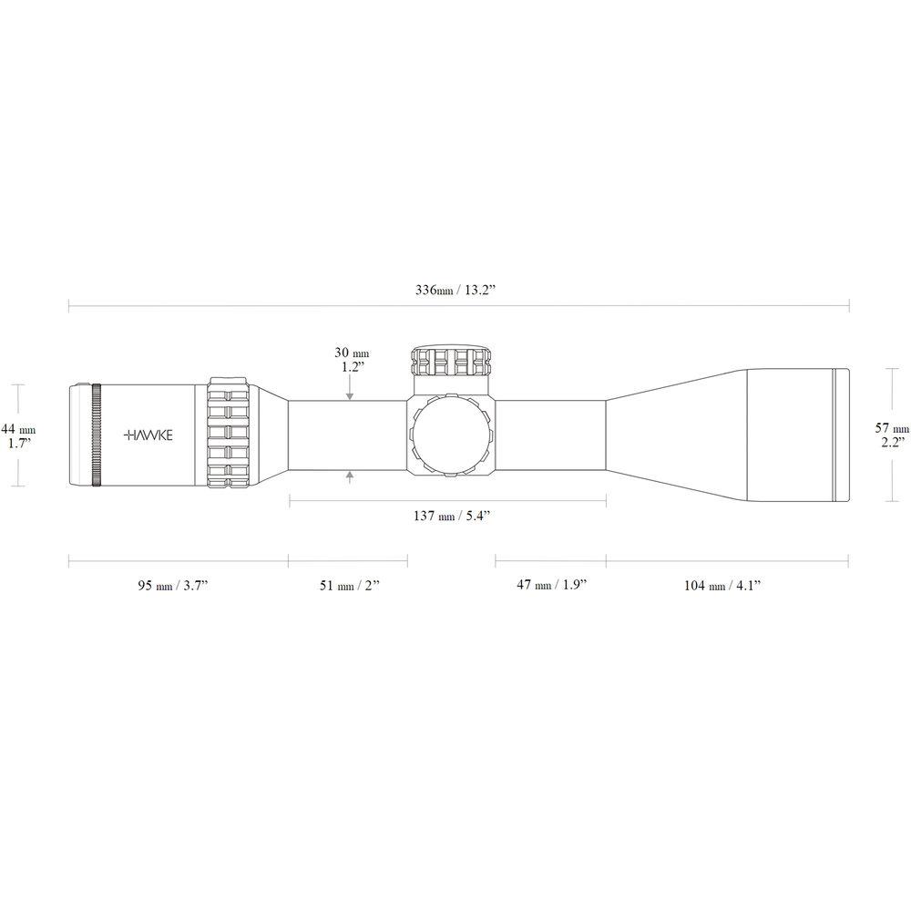 Hawke Sport Optics 3-15x50 Frontier FFP Riflescope