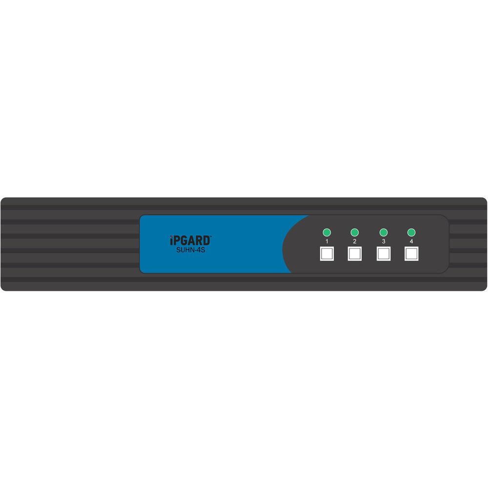 IPGard 4-Port SH Secure HDMI KVM Switch with Audio