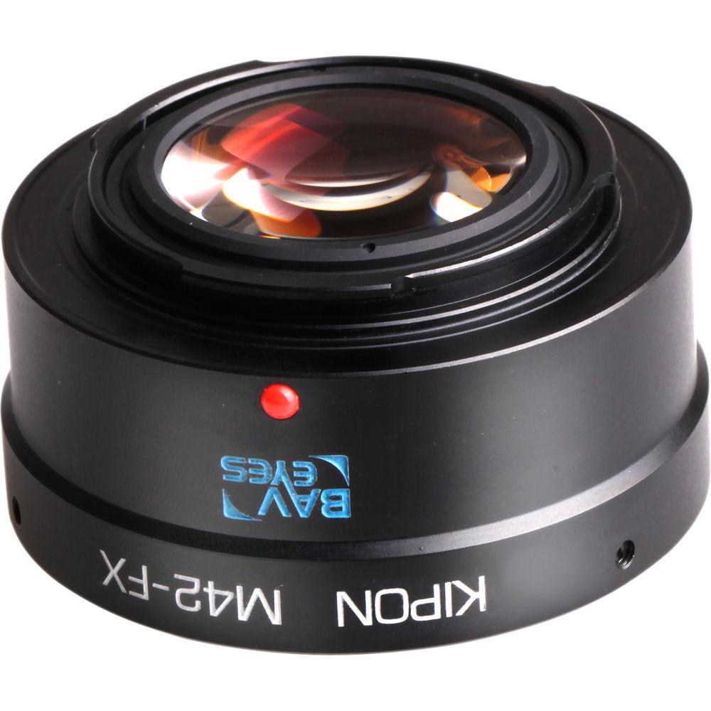 KIPON Baveyes 0.7x Lens Mount Adapter for M42 Lens to FUJIFILM FX-Mount Camera