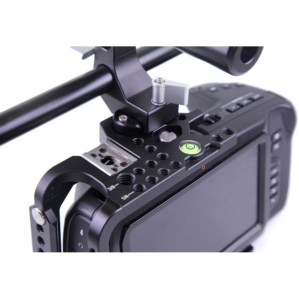 LanParte BMPCC4K Blackmagic Design Pocket Cinema Camera 4K Half Cage with Free Samsung SSD-T5 Clamp