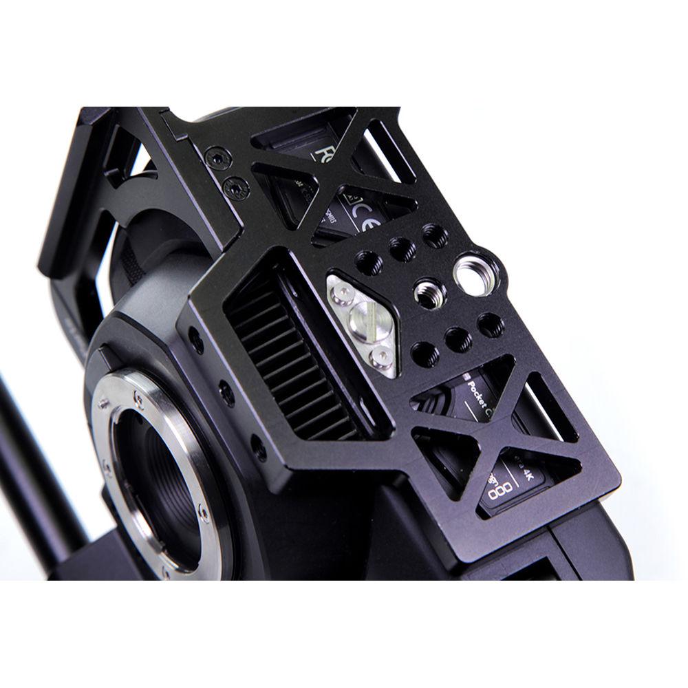 LanParte BMPCC4K Blackmagic Design Pocket Cinema Camera 4K Half Cage with Free Samsung SSD-T5 Clamp