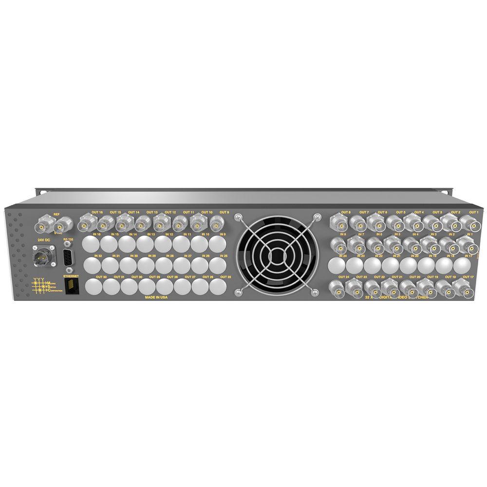 Matrix Switch 8 x 24 3G-SDI Video Router with Button Panel