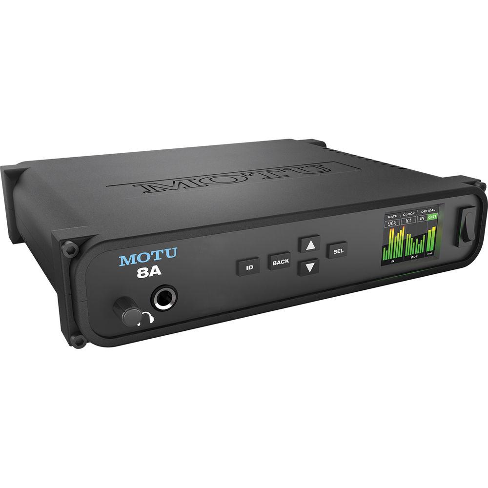 MOTU 8A - Thunderbolt and USB3 Audio Interface with AVB Networking and DSP