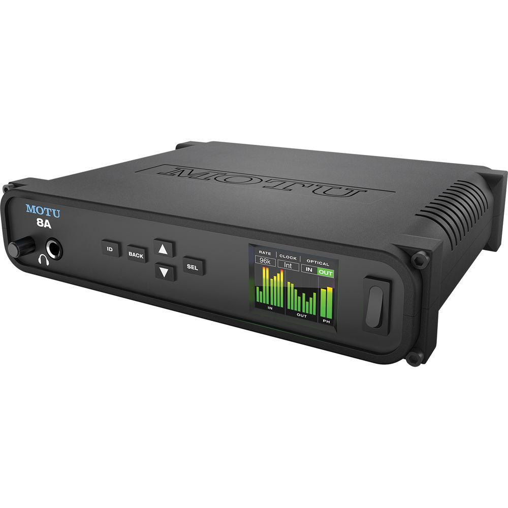 MOTU 8A - Thunderbolt and USB3 Audio Interface with AVB Networking and DSP
