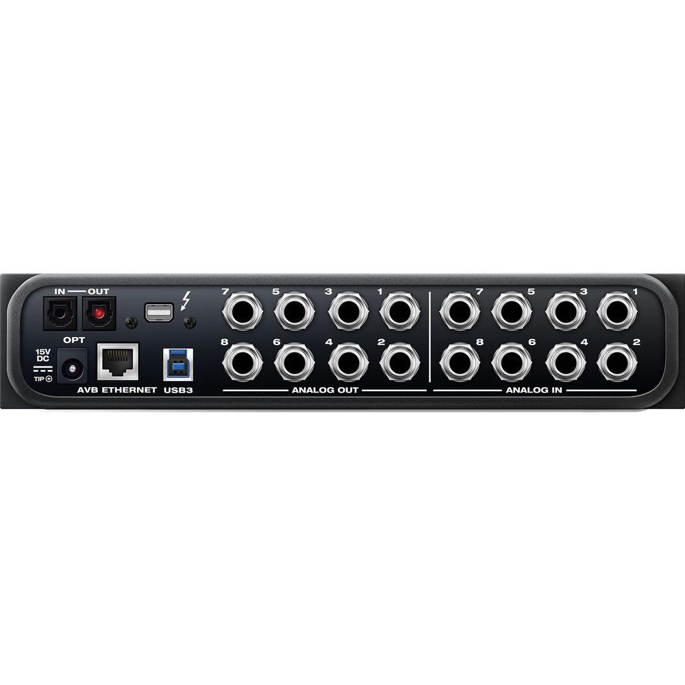 MOTU 8A - Thunderbolt and USB3 Audio Interface with AVB Networking and DSP