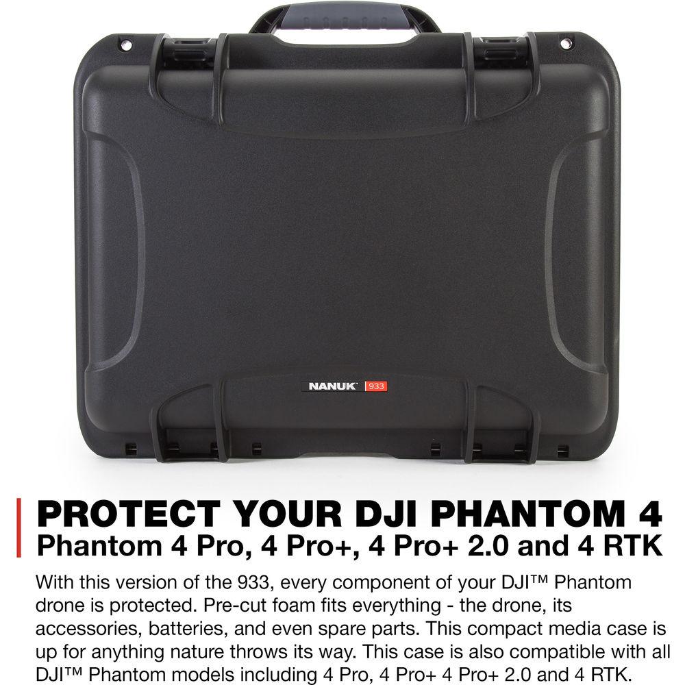 Nanuk 933 Hard-Shell Travel Case for DJI Phantom 4 Drones
