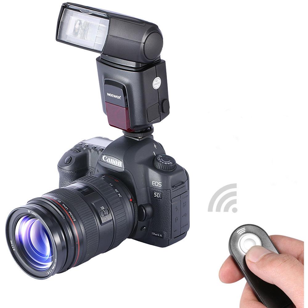 Neewer TT560 Manual Flash with 4 x 5" Softbox and Shutter Release Remote Kit