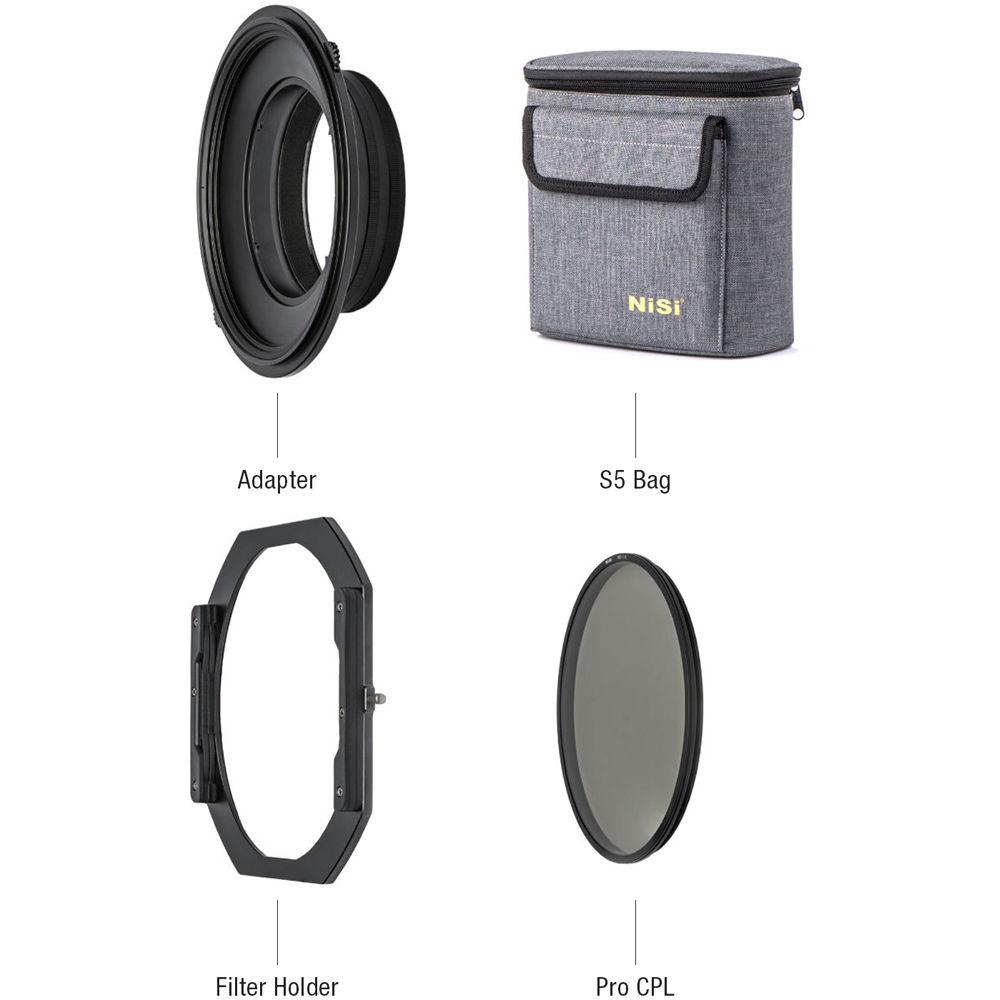 NiSi S5 Kit 150mm Filter Holder with CPL for Nikon PC 19mm f 4E ED Lens