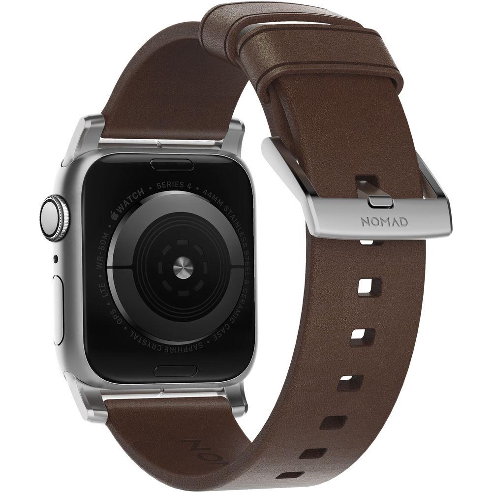 Nomad Modern Leather Watch Strap for 42mm 44mm Apple Watch