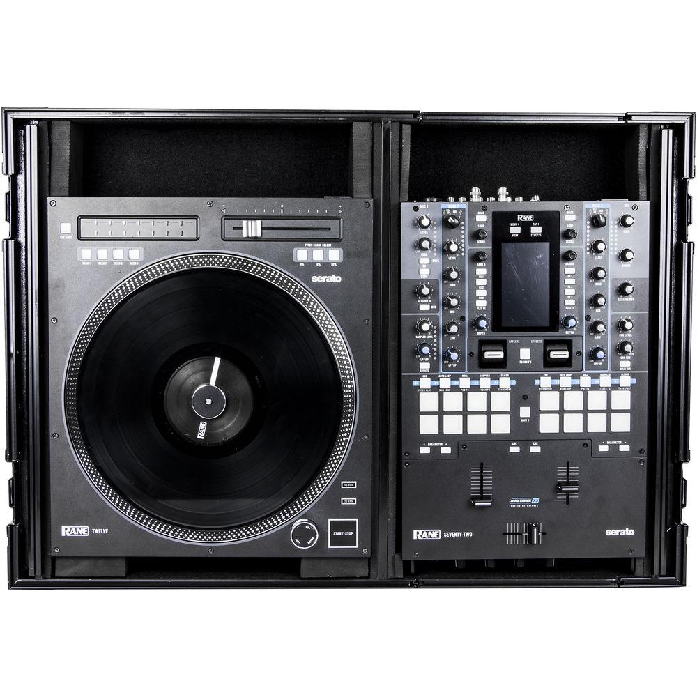 Odyssey Innovative Designs Black Label Glide Style DJ Coffin for Rane Seventy-Two Mixer & Twelve Controller