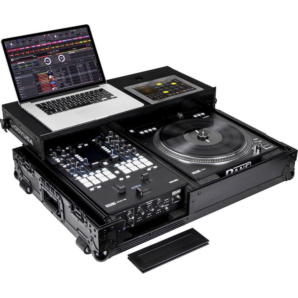 Odyssey Innovative Designs Black Label Glide Style DJ Coffin for Rane Seventy-Two Mixer & Twelve Controller
