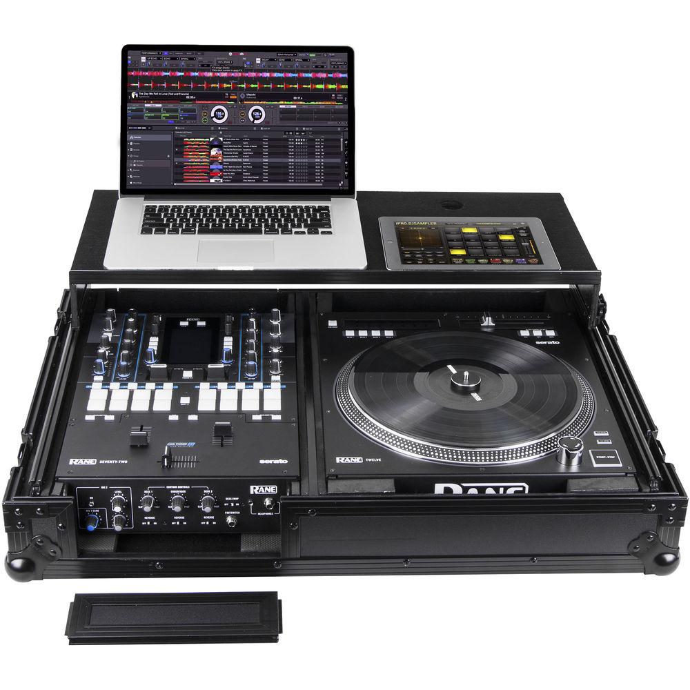 Odyssey Innovative Designs Black Label Glide Style DJ Coffin for Rane Seventy-Two Mixer & Twelve Controller