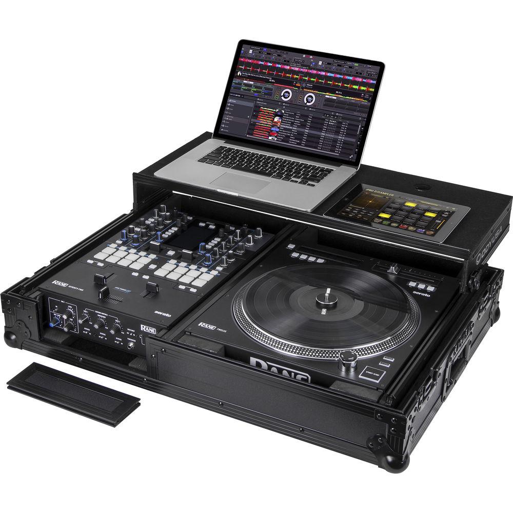 Odyssey Innovative Designs Black Label Glide Style DJ Coffin for Rane Seventy-Two Mixer & Twelve Controller
