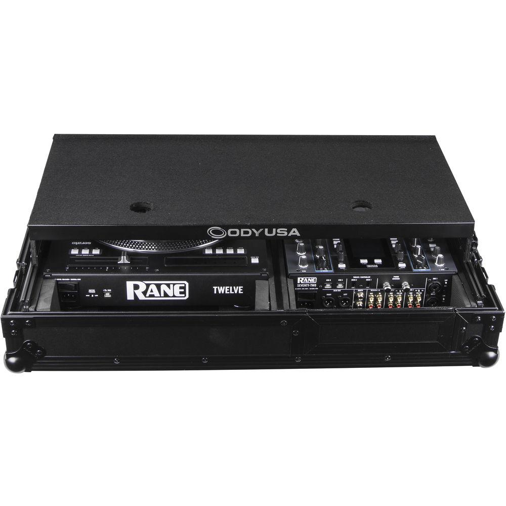 Odyssey Innovative Designs Black Label Glide Style DJ Coffin for Rane Seventy-Two Mixer & Twelve Controller