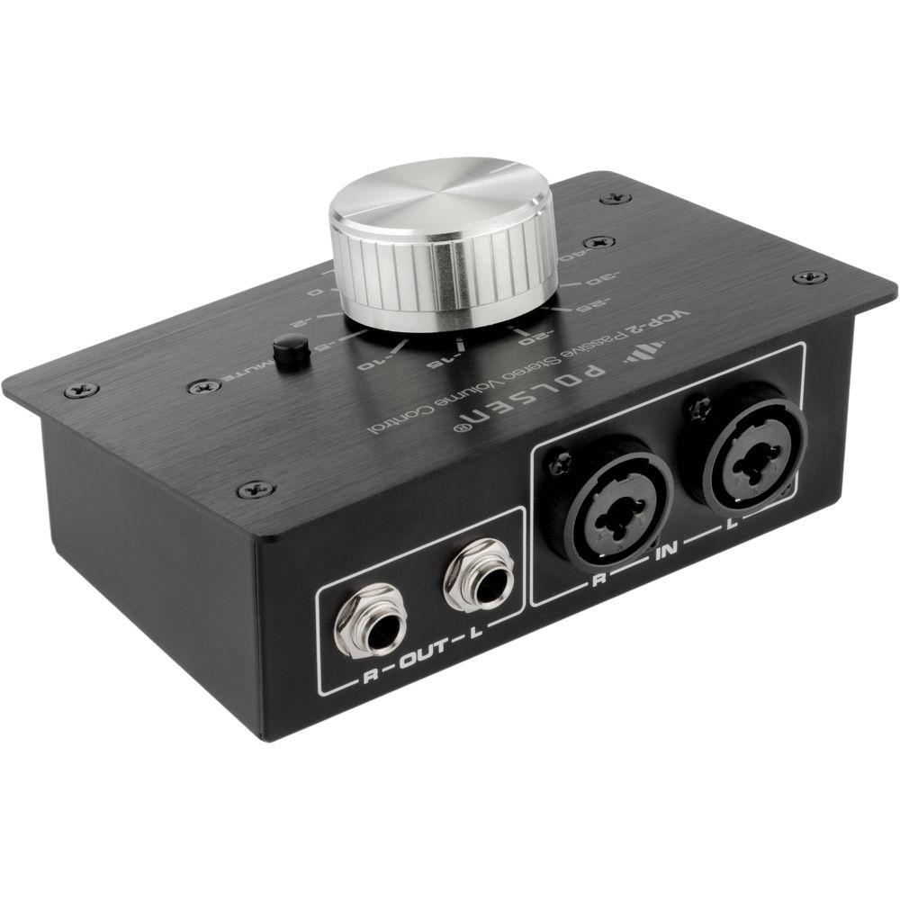 Polsen VCP-2 Passive Stereo Volume Controller for Powered Speakers