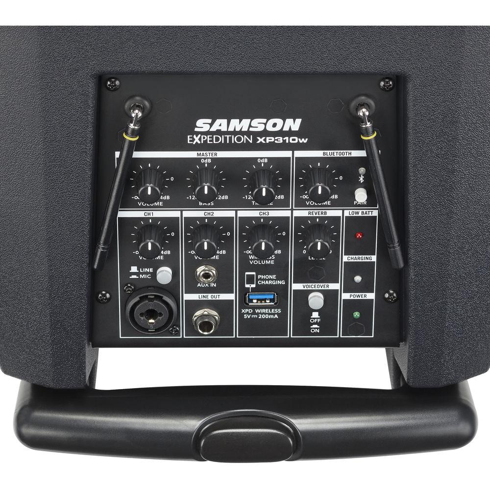 Samson XP310w-D Expedition Rechargeable Portable PA
