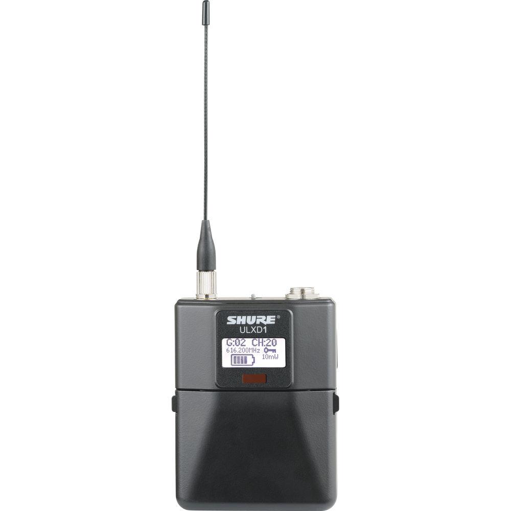 Shure ULXD1 VHF Wireless Bodypack Transmitter