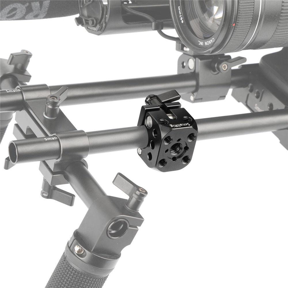 SmallRig Quick Release Rod Clamp with ARRI Accessory Mount