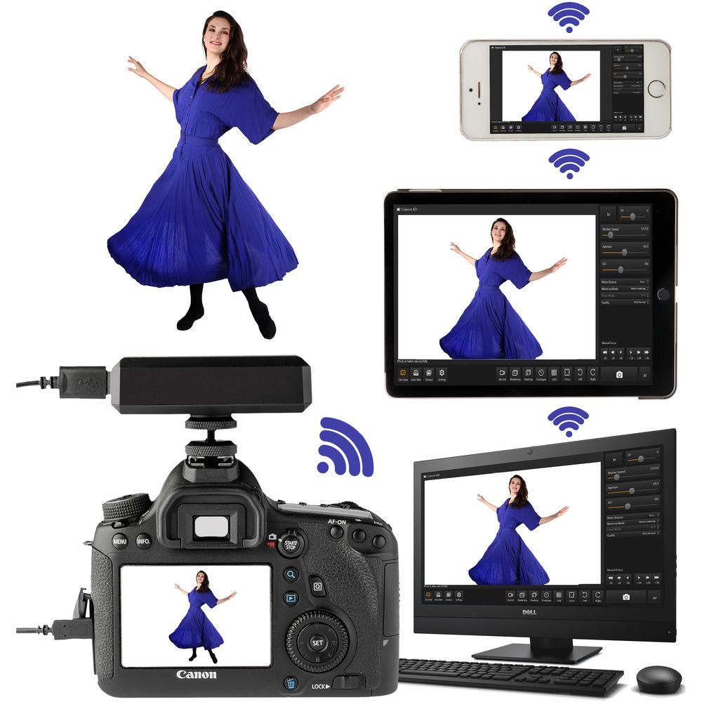 Vello LW-100 Extendá Wi-Fi Camera Remote Control for Select Canon, Nikon & Sony