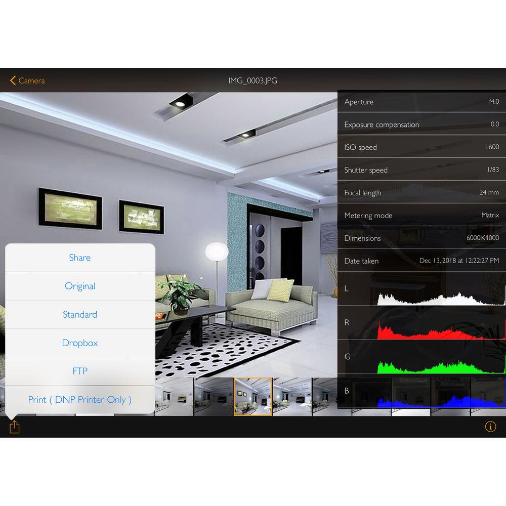 Vello LW-100 Extendá Wi-Fi Camera Remote Control for Select Canon, Nikon & Sony