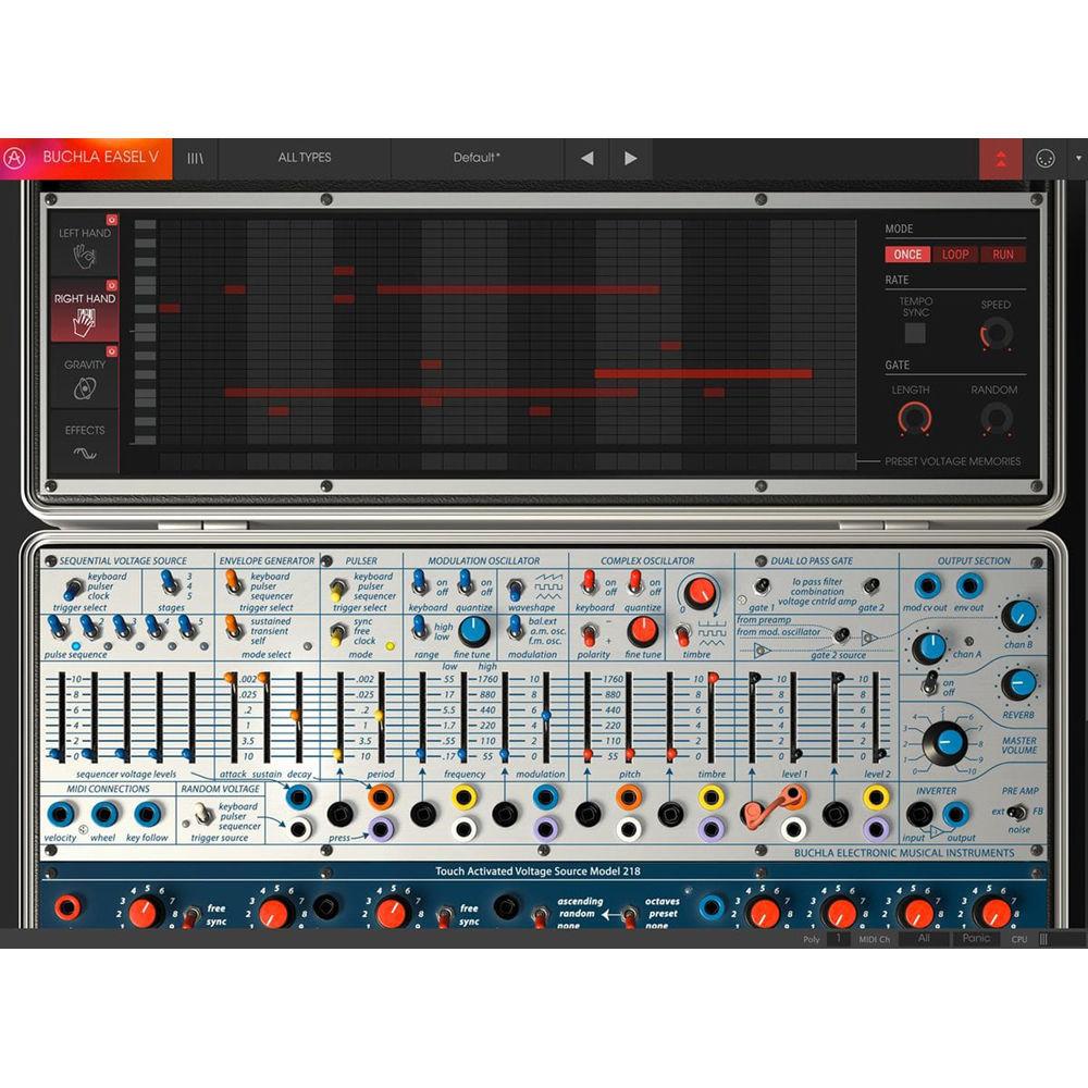 Arturia Buchla Easel V - Virtual Semi-Modular Synthesizer