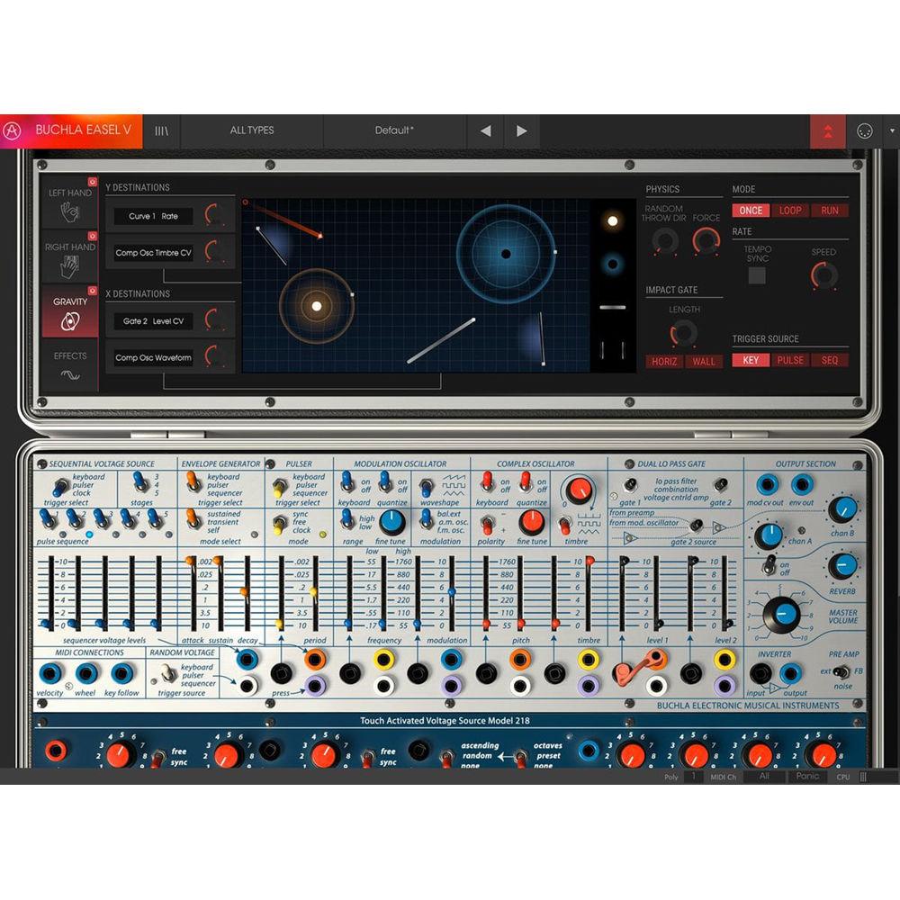 Arturia Buchla Easel V - Virtual Semi-Modular Synthesizer