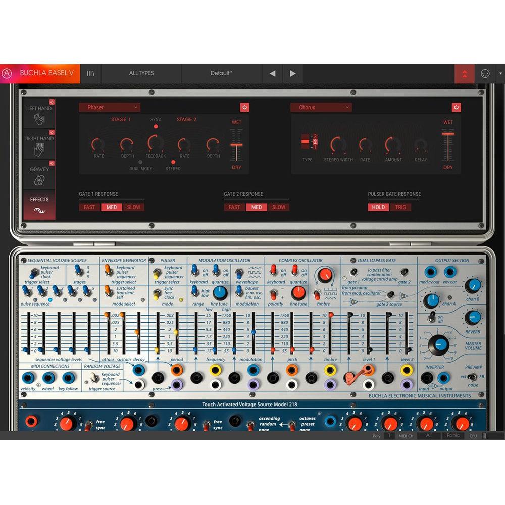 Arturia Buchla Easel V - Virtual Semi-Modular Synthesizer